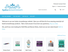 Tablet Screenshot of hydraaromatherapy.com